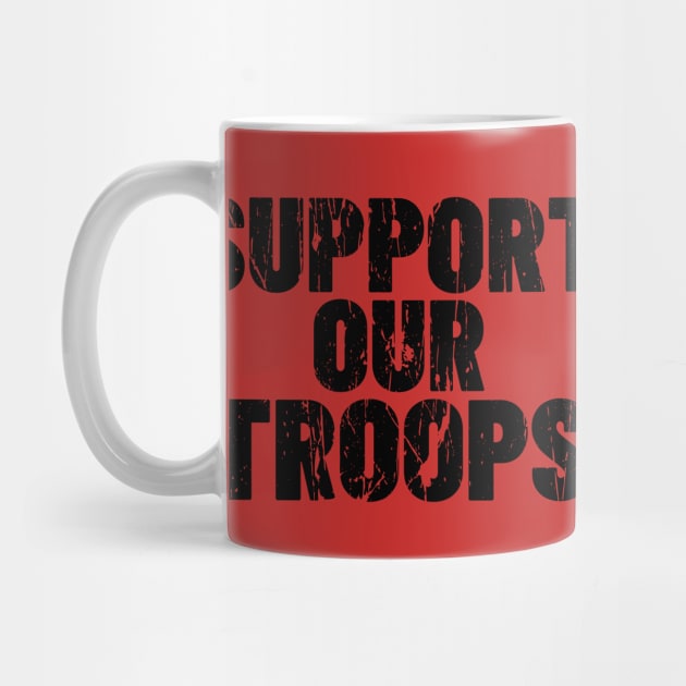 RED SHIRT FRIDAY SUPPORT OUR TROOPS T-SHIRT by Cult Classics